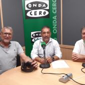 Juan Carlos Fresneda, Luis Aragonés y Ezequiel Moltó