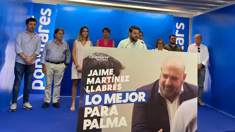 El PP se prepara para las elecciones con el lema &#39;Lo mejor para Palma&#39; porque &quot;el PSOE ha abandonado&quot; la ciudad