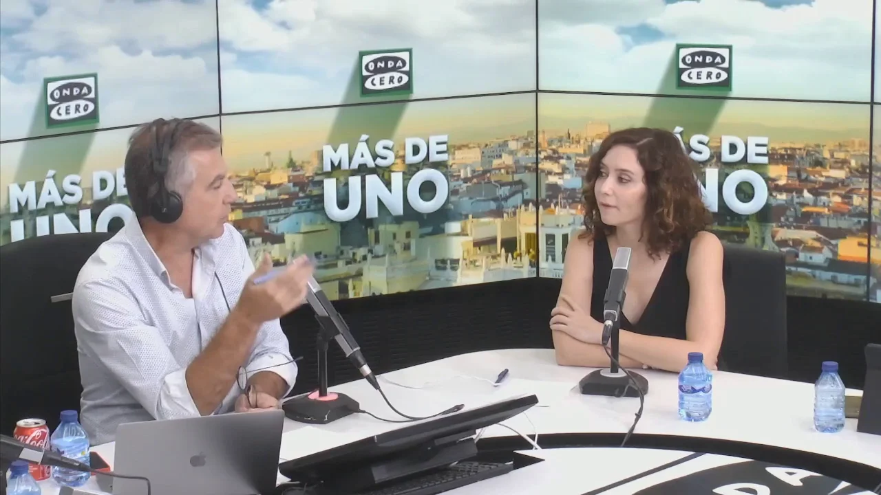 Isabel Díaz Ayuso critica el tope del gas en Más de Uno con Carlos Alsina Isabel Díaz Ayuso critica el tope del gas en Más de Uno con Carlos Alsina