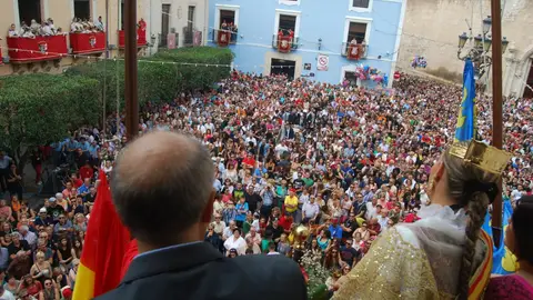 Imagen de archivo de las fiestas de Villena. Imagen de archivo de las fiestas de Villena.