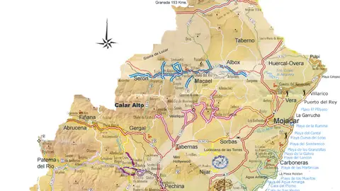 Mapa Almería Mapa Almería
