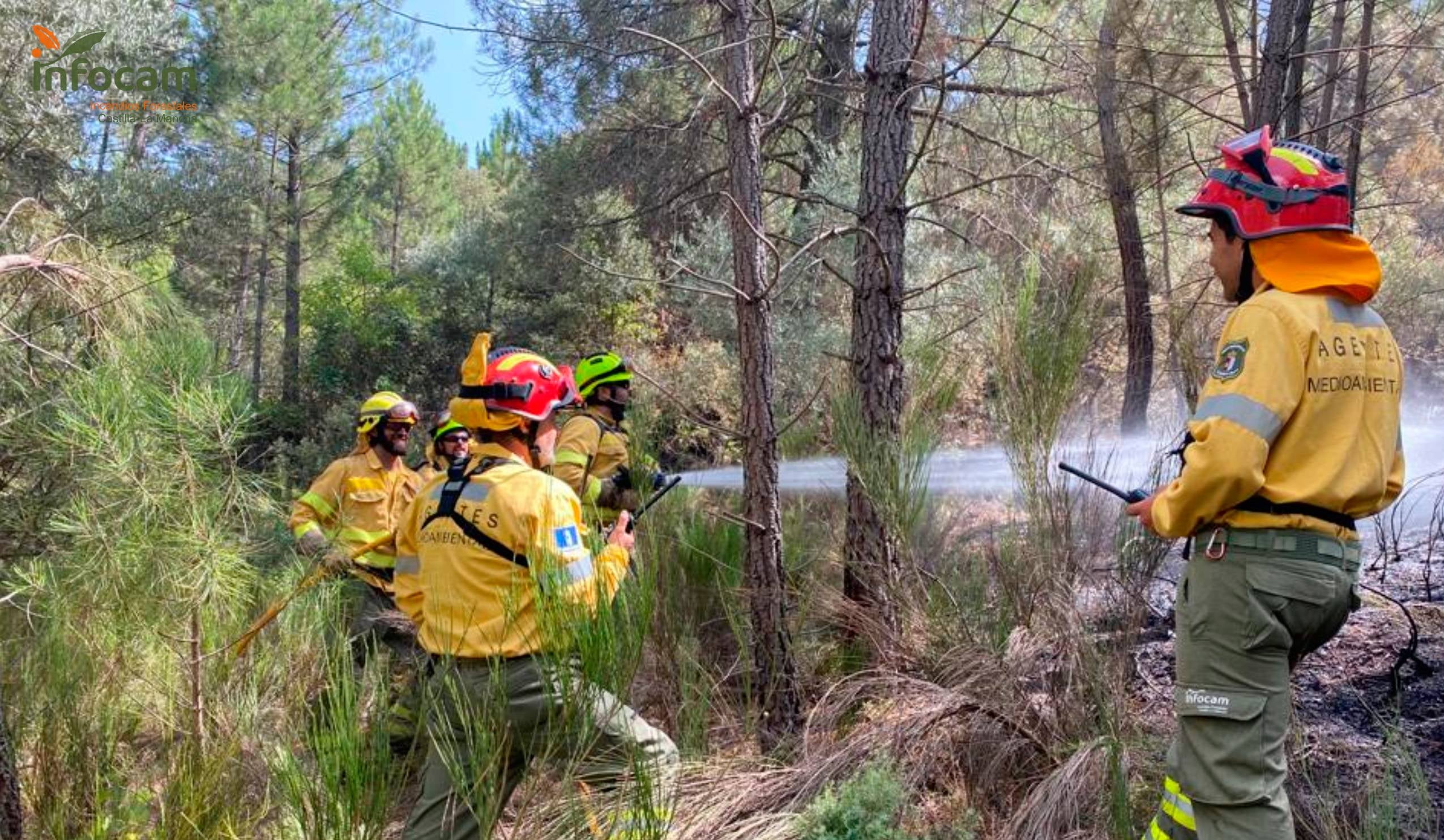 Controlado el incendio forestal de Riópar Controlado el incendio forestal de Riópar