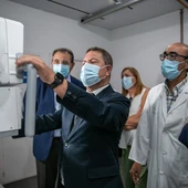 Emiliano García-Page, presidente de Castilla-La Mancha, en su visita al Hospital General de Valdepeñas Emiliano García-Page, presidente de Castilla-La Mancha, en su visita al Hospital General de Valdepeñas