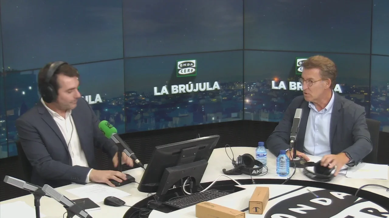 VÍDEO completo de la entrevista de Rafa Latorre a Alberto Núñez Feijóo en 'La brújula' VÍDEO completo de la entrevista de Rafa Latorre a Alberto Núñez Feijóo en 'La brújula'