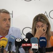 Burón compareciendo en rueda de prensa