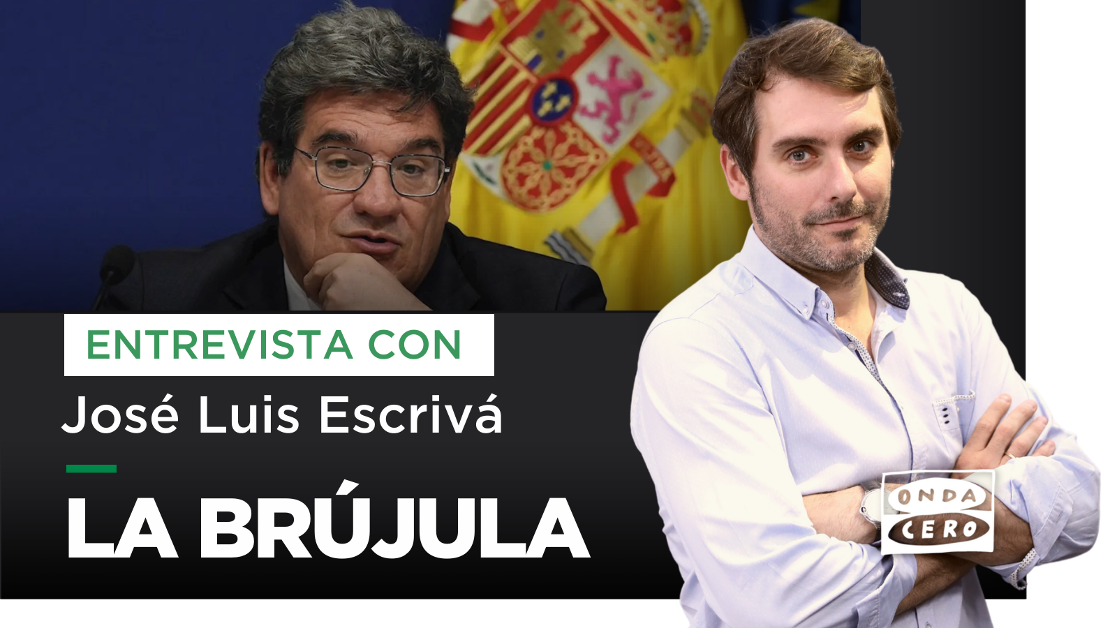 Rafa Latorre entrevista este viernes a José Luis Escrivá en 'La Brújula' Rafa Latorre entrevista este viernes a José Luis Escrivá en 'La Brújula'