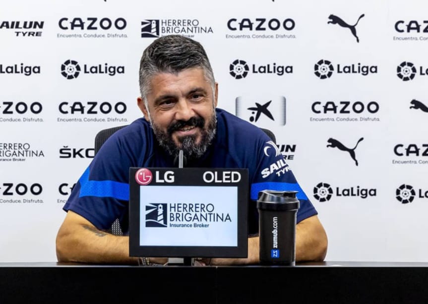 Gattuso: "Pienso que Gayá va a firmar la renovación" Gattuso: "Pienso que Gayá va a firmar la renovación"