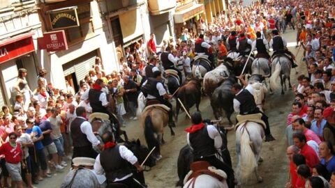 Imagen de la Entrada de Toros y Caballos de Segorbe. Imagen de la Entrada de Toros y Caballos de Segorbe.