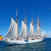 El buque Juan Sebastián Elcano El buque Juan Sebastián Elcano