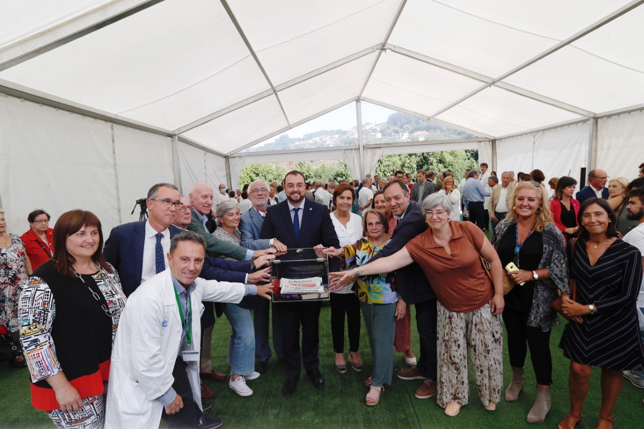 Colocada la primera piedra de la ampliación del Hospital de Cabueñes Colocada la primera piedra de la ampliación del Hospital de Cabueñes