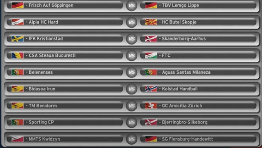 Sorteo de la European League de balonmano