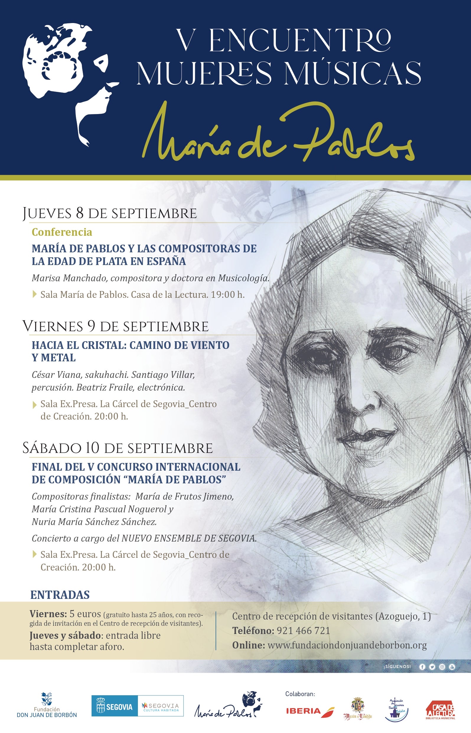 Este fin de semana se celebra el V Encuentro Mujeres Músicas María de Pablos Este fin de semana se celebra el V Encuentro Mujeres Músicas María de Pablos