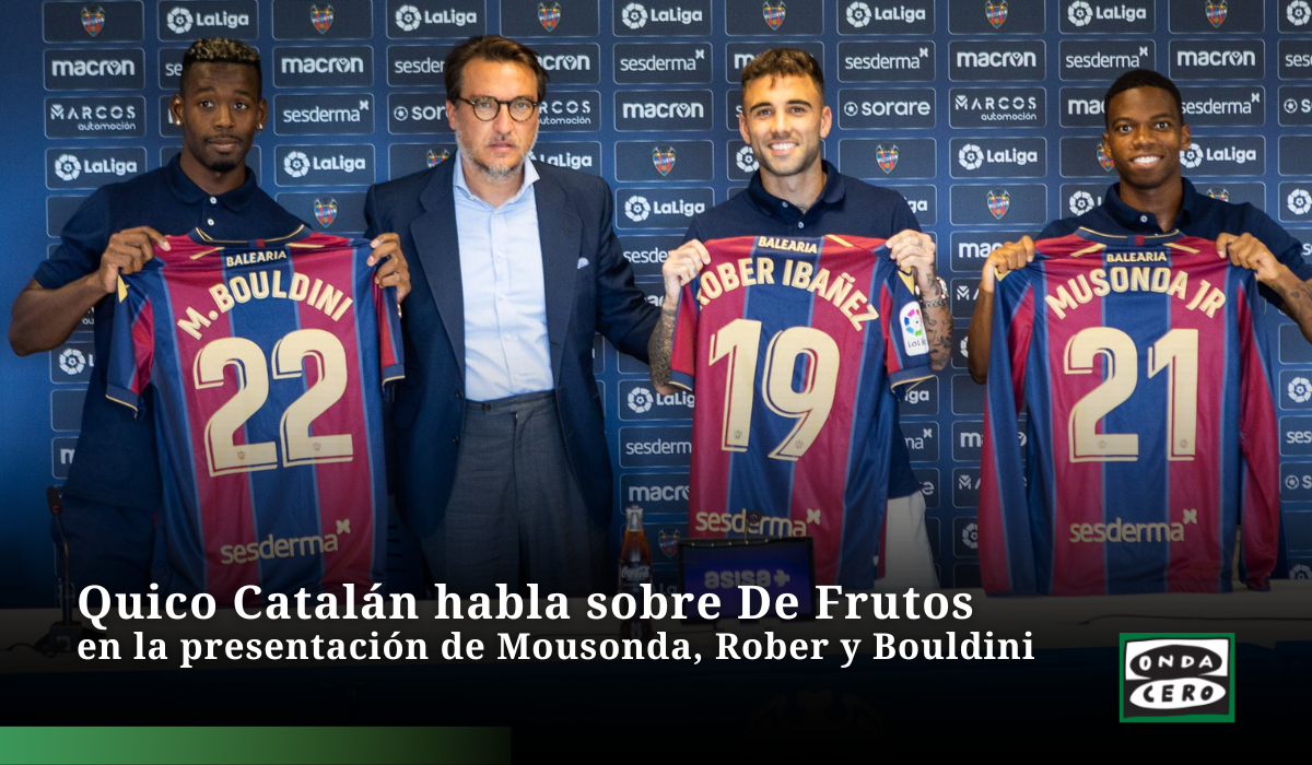Quico Catalán: "Si el Getafe hubiese dado el paso, en junio De Frutos era suyo" Quico Catalán: "Si el Getafe hubiese dado el paso, en junio De Frutos era suyo"