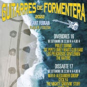 Cartel del festival de guitarras de Formentera