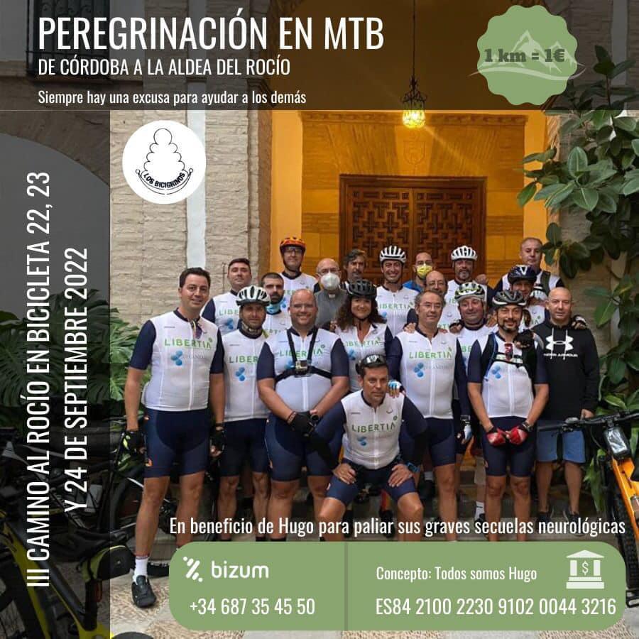 280 kilómetros al Rocío MTB para ayudar a Hugo 280 kilómetros al Rocío MTB para ayudar a Hugo