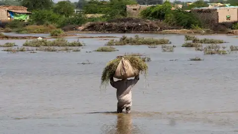 Graves inundaciones en Pakistán Graves inundaciones en Pakistán