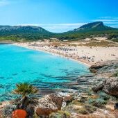 Playa de Cala Mesquida, en Capdepera (Mallorca)