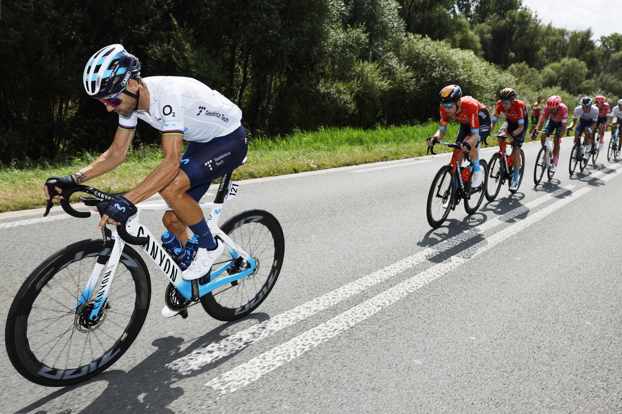Alejandro Valverde, optimista con la última semana de LaVuelta Alejandro Valverde, optimista con la última semana de LaVuelta