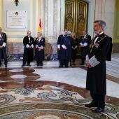 El presidente del Tribunal Supremo, Carlos Lesmes,durante el acto de apertura del Año Judicial 2022/2023