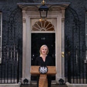 Comparecencia de Liz Truss en Downing Street tras el fallecimiento de Isabel II