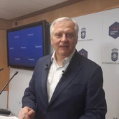 Paco Cañizares durante al rueda de prensa Paco Cañizares durante al rueda de prensa