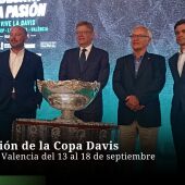 Presentación de la Copa Davis en Valencia