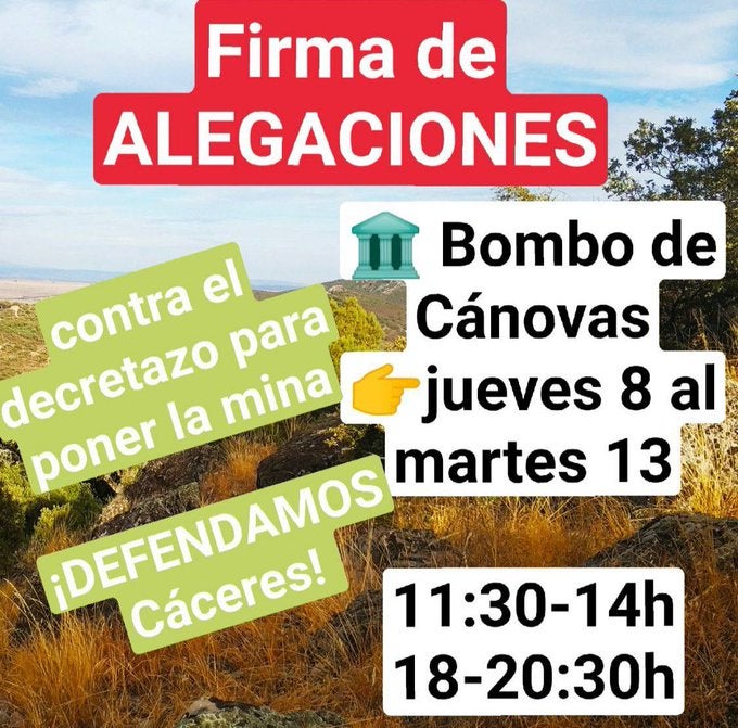"Salvemos la Montaña" presentará alegaciones contra el decreto del Litio de La Junta "Salvemos la Montaña" presentará alegaciones contra el decreto del Litio de La Junta