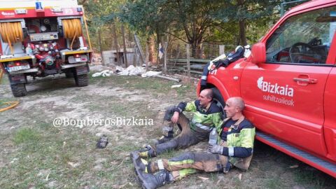 Controlado el incendio de Zeberio