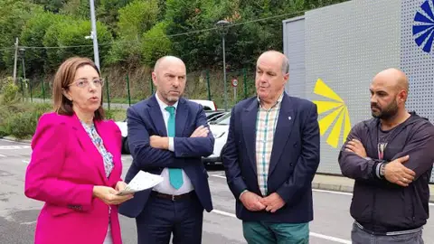 El vicepresidente asturiano durante el anuncio de la inversión El vicepresidente asturiano durante el anuncio de la inversión