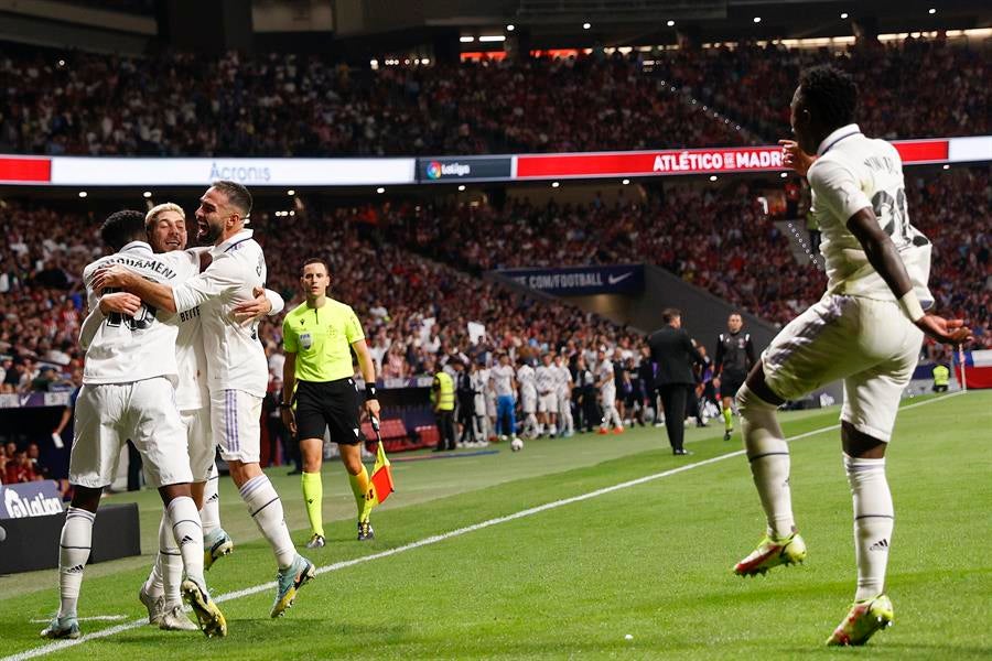 El Real Madrid sufre para imponerse en el Metropolitano y mantiene su pleno en Liga El Real Madrid sufre para imponerse en el Metropolitano y mantiene su pleno en Liga