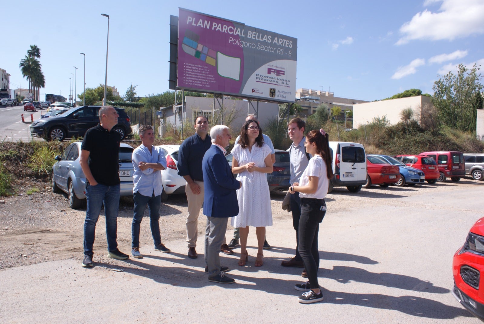 Aitana Mas visita Altea para rabajar en los detalles del proyecto de construcción de un centro de mayores Aitana Mas visita Altea para rabajar en los detalles del proyecto de construcción de un centro de mayores