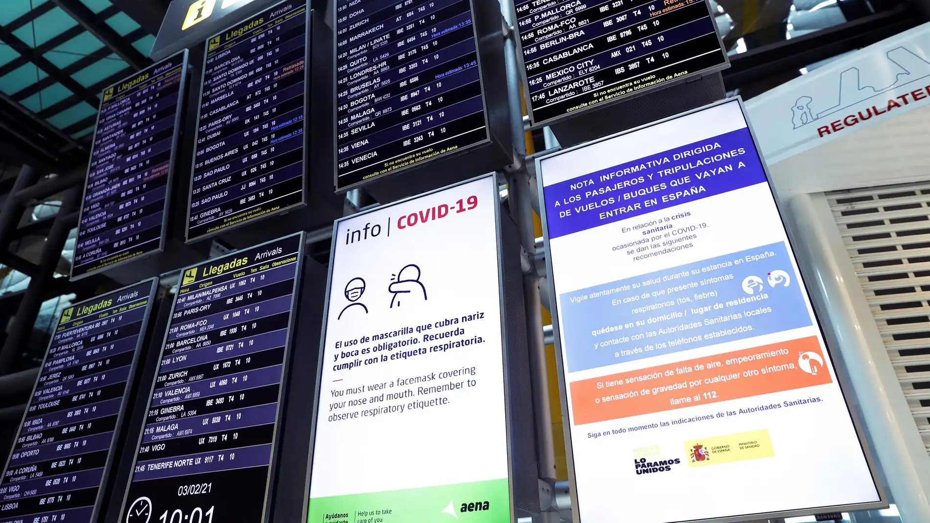 Requisitos Covid: Sanidad elimina los controles sanitarios en aeropuertos para los viajeros de todos los países