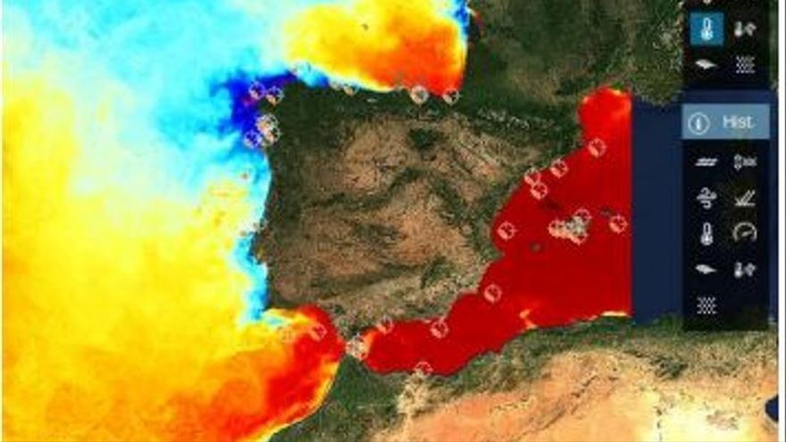 La temperatura del Mediterráneo ha superado los 31 grados este verano en Baleares La temperatura del Mediterráneo ha superado los 31 grados este verano en Baleares