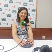 Pilar Zamora en los estudios de Onda Cero Ciudad Real Pilar Zamora en los estudios de Onda Cero Ciudad Real