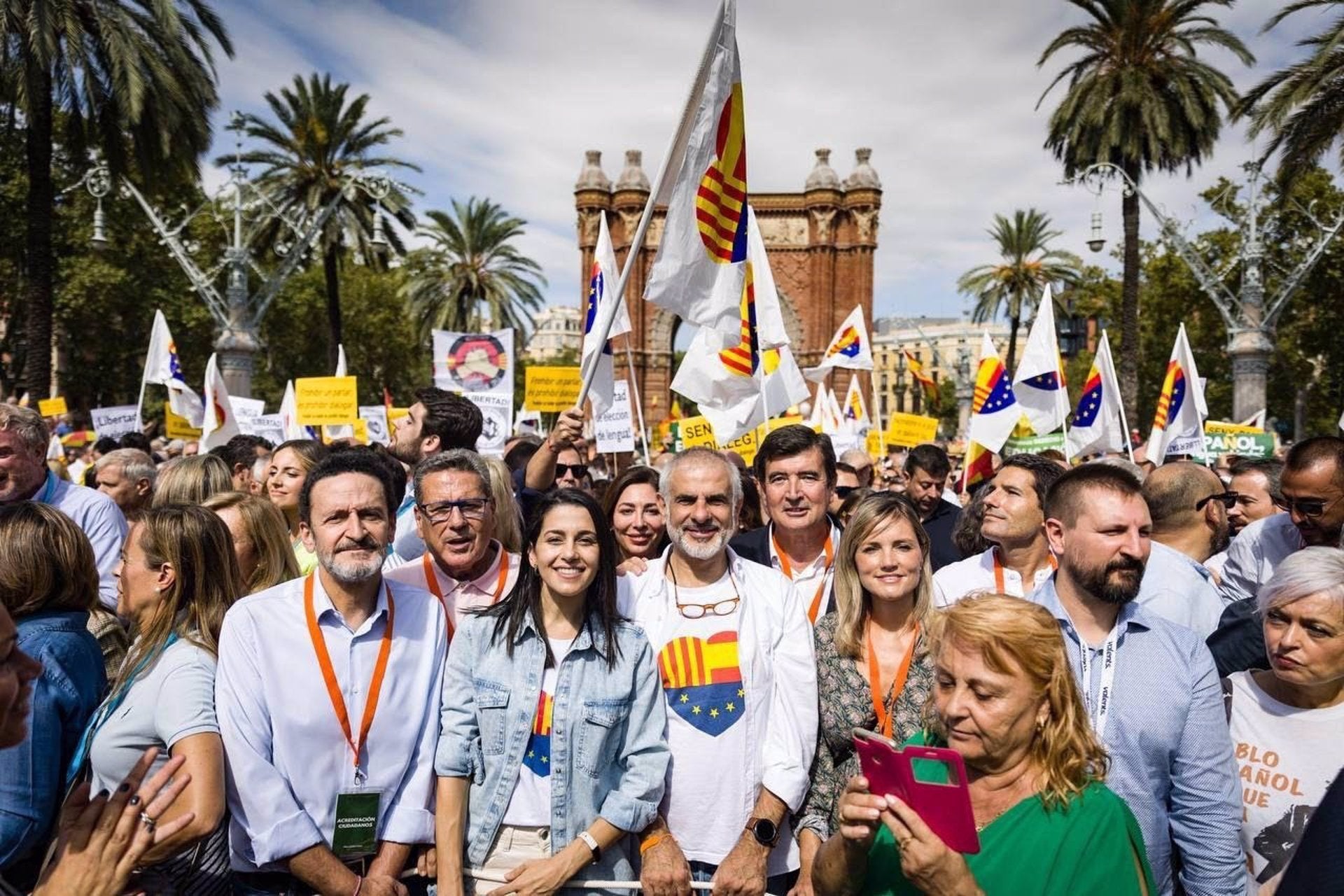 C's Baleares se suma a la manifestación por el castellano en las aulas en Barcelona C's Baleares se suma a la manifestación por el castellano en las aulas en Barcelona