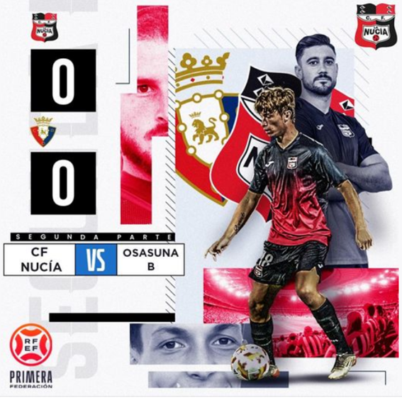 La Nucía no logra el gol frente al Osasuna B pero suma un punto con el empate La Nucía no logra el gol frente al Osasuna B pero suma un punto con el empate