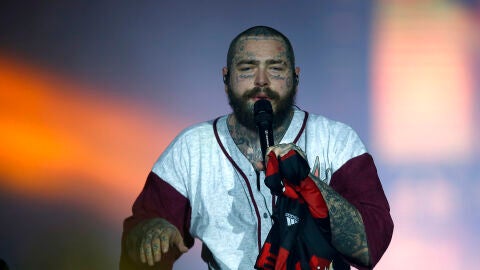 Post Malone, en el concierto de Rock in Rio 2022.