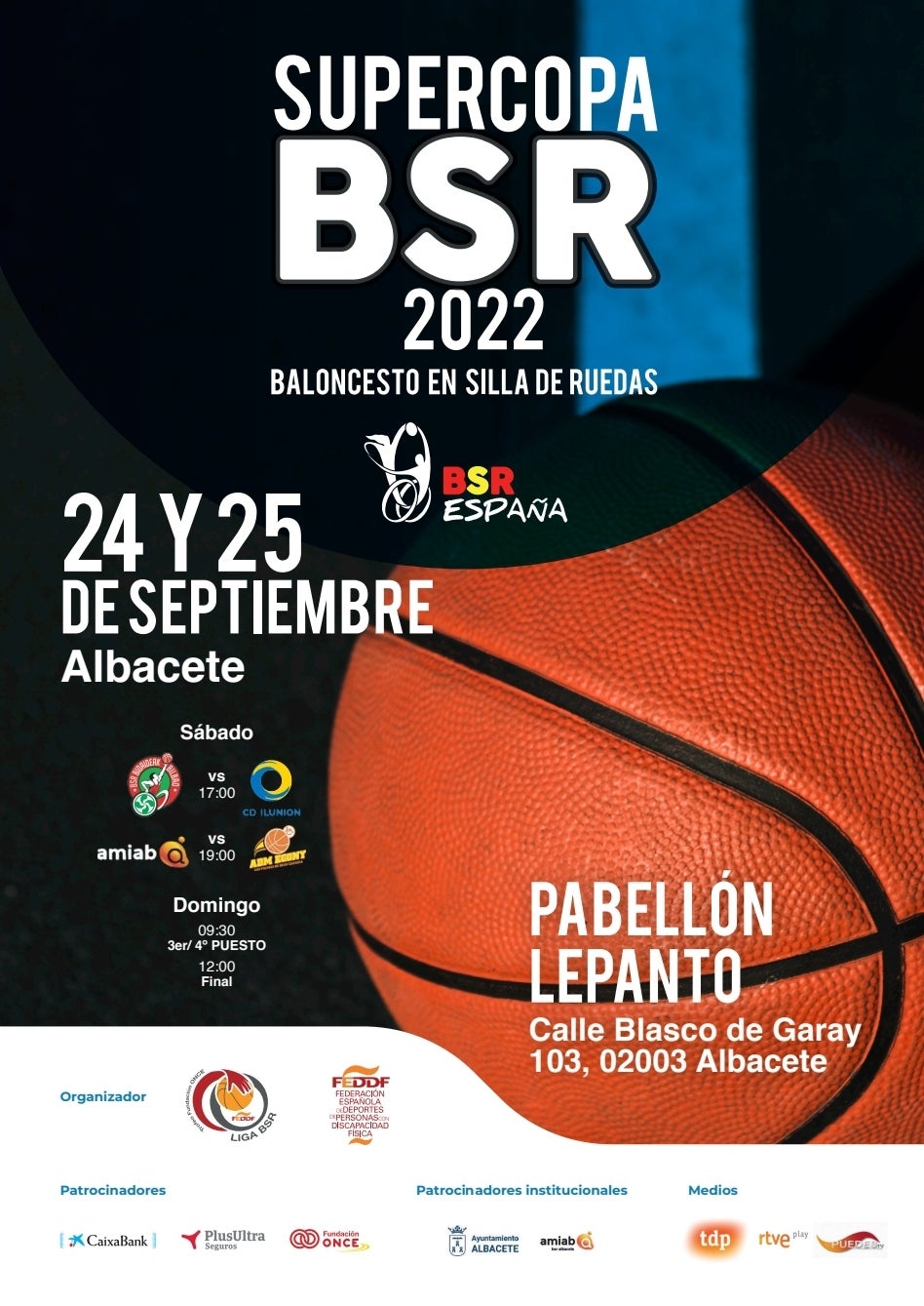 Albacete albergará la I Supercopa de España de baloncesto en silla de ruedas Albacete albergará la I Supercopa de España de baloncesto en silla de ruedas