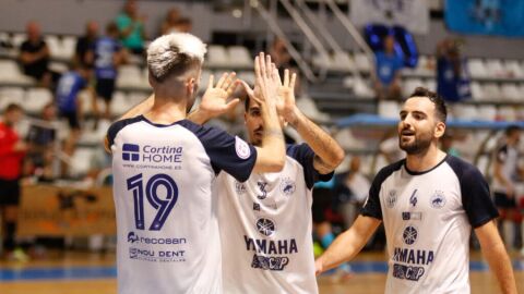 Bisontes celebra su triunfo ante Benavente