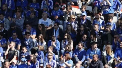 Aficionados del Oviedo en Lugo