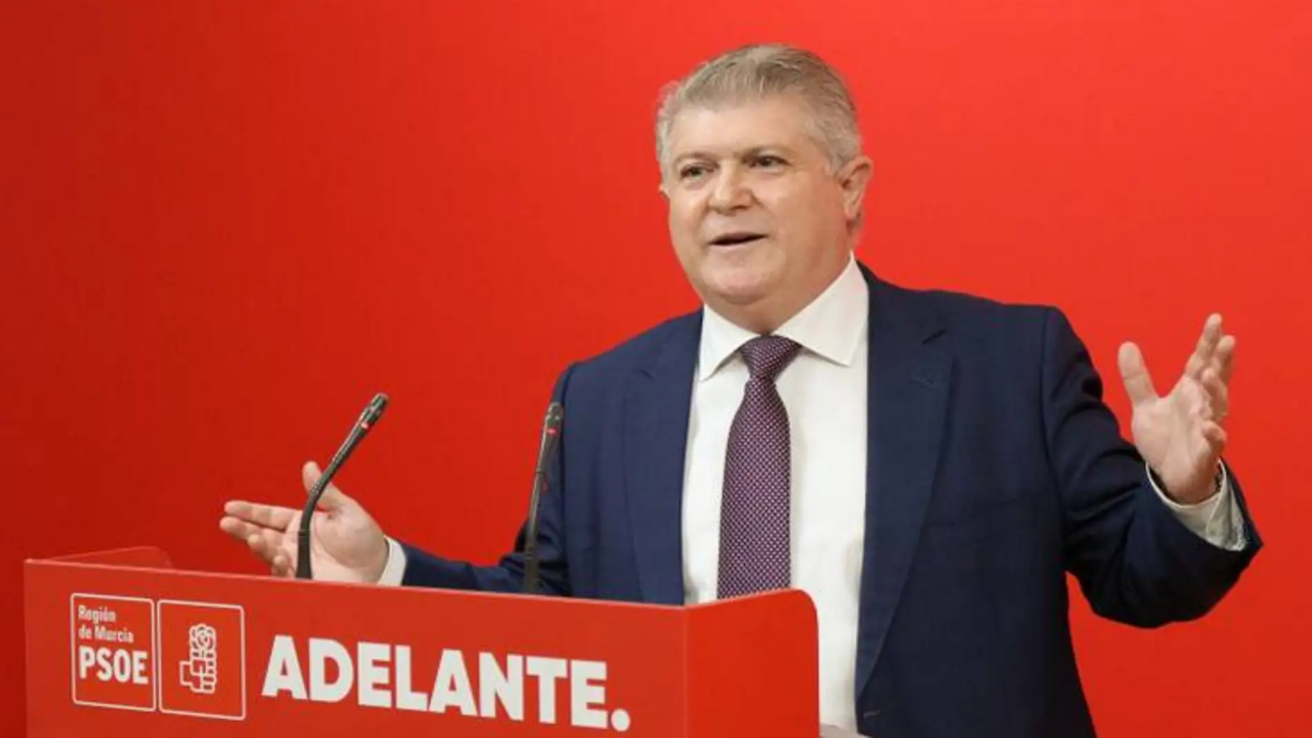 Pepe Vélez, único precandidato del PSOE a la presidencia de la Comunidad Autónoma de la Región de Murcia