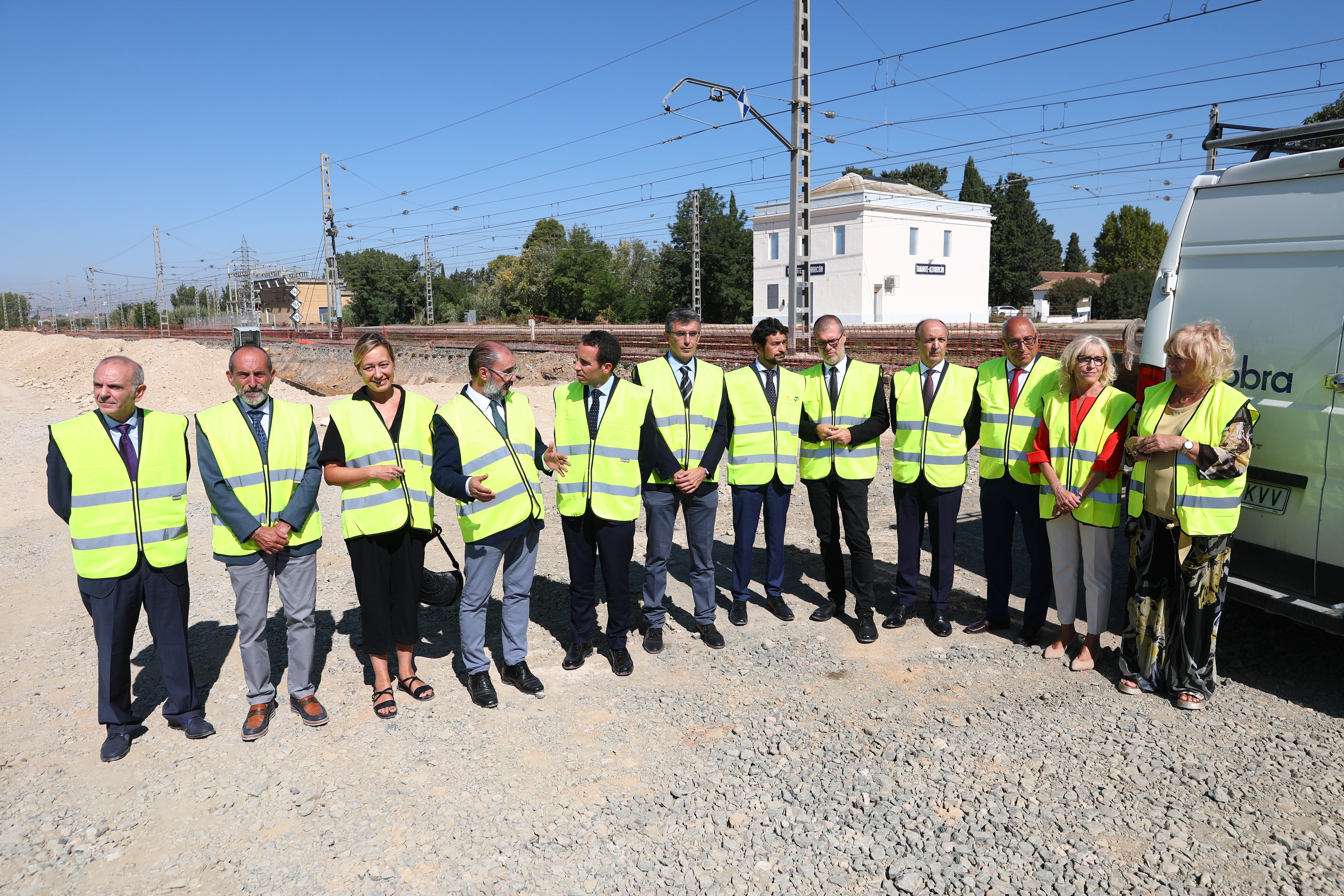 Primera piedra de la nueva Terminal Ferroviaria de La Litera Primera piedra de la nueva Terminal Ferroviaria de La Litera