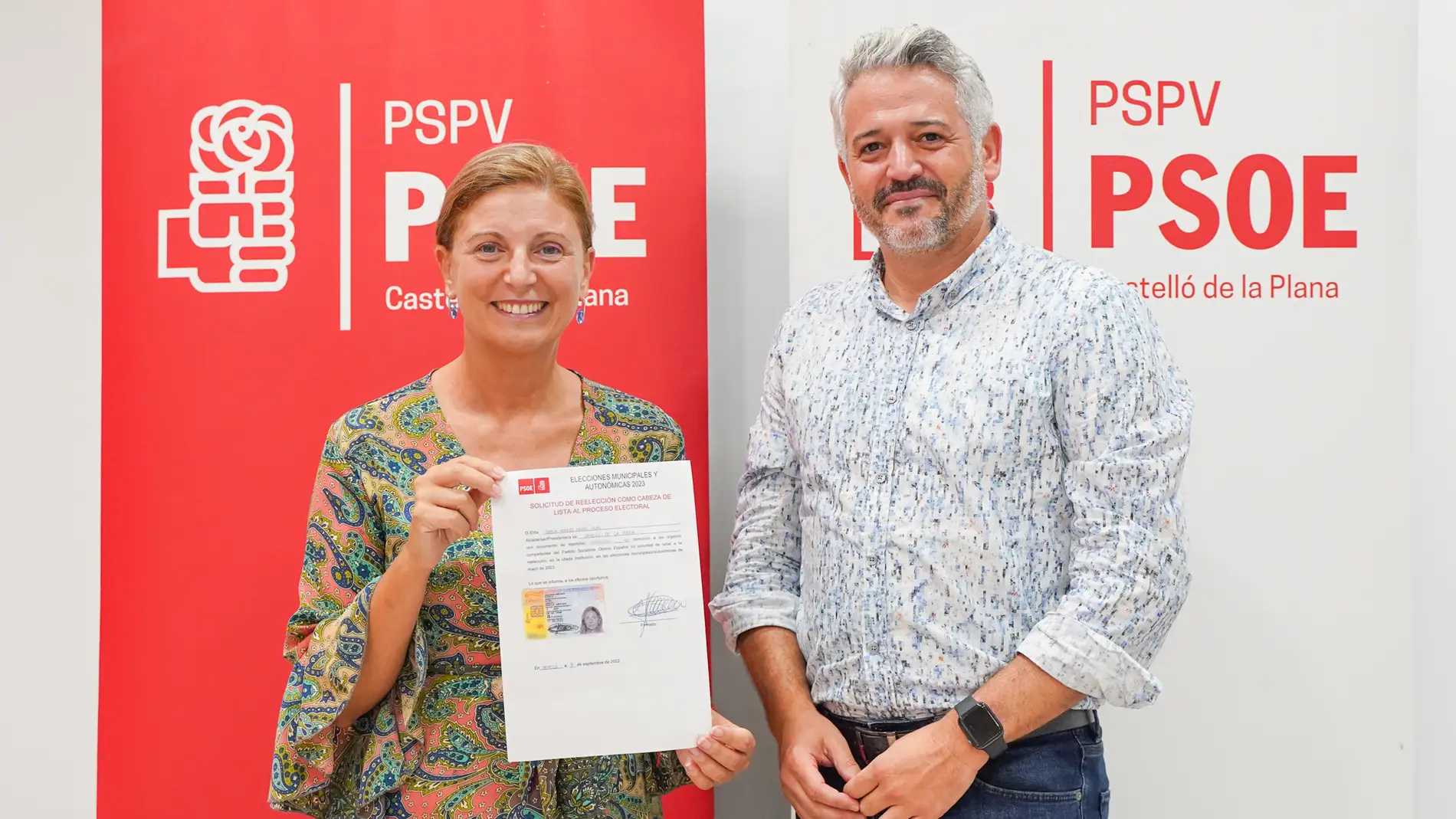 Amparo Marco formaliza su candidatura para encabezar la lista municipal del PSPV en Castelló