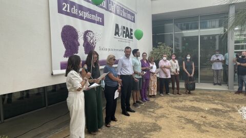 Lectura del Manifiesto en la sede de AFAE