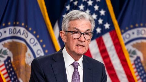 El presidente de la Reserva Federal de EE.UU., Jerome Powell