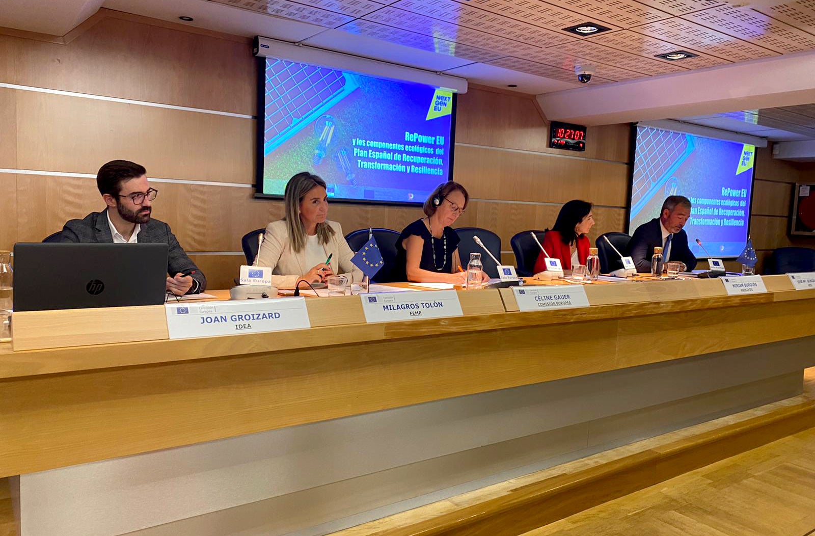 La alcaldesa de Toledo participa en una jornada de fondos económicos europeos La alcaldesa de Toledo participa en una jornada de fondos económicos europeos