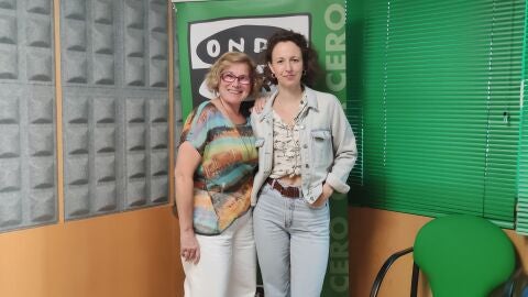 De vella a bella ca invitada, Iria Figueroa nos estudios de Onda Cero Pontevedra