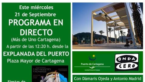 "Más de Uno Cartagena", desde Plaza Mayor "Más de Uno Cartagena", desde Plaza Mayor