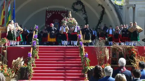 Bendición del primer mosto de La Rioja Virgen de Valvanera, patrona de La Rioja