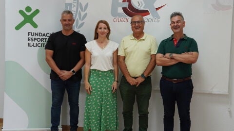 Ismael Romero, Raquel Rosique, Vicente Alberola y Juan Carlos Maqueda